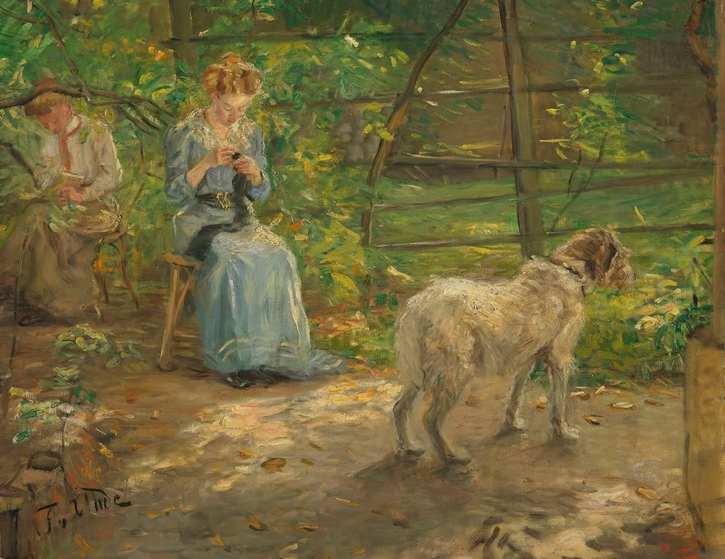 Al sole d'autunno (1908) - Bayerische Staatsgemäldesammlungen München